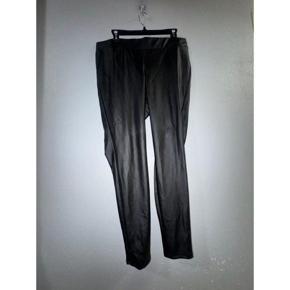 torrid Pants - Torrid Black Faux Leather Leggings High Waisted Skinny Stretch Plus Size 1X